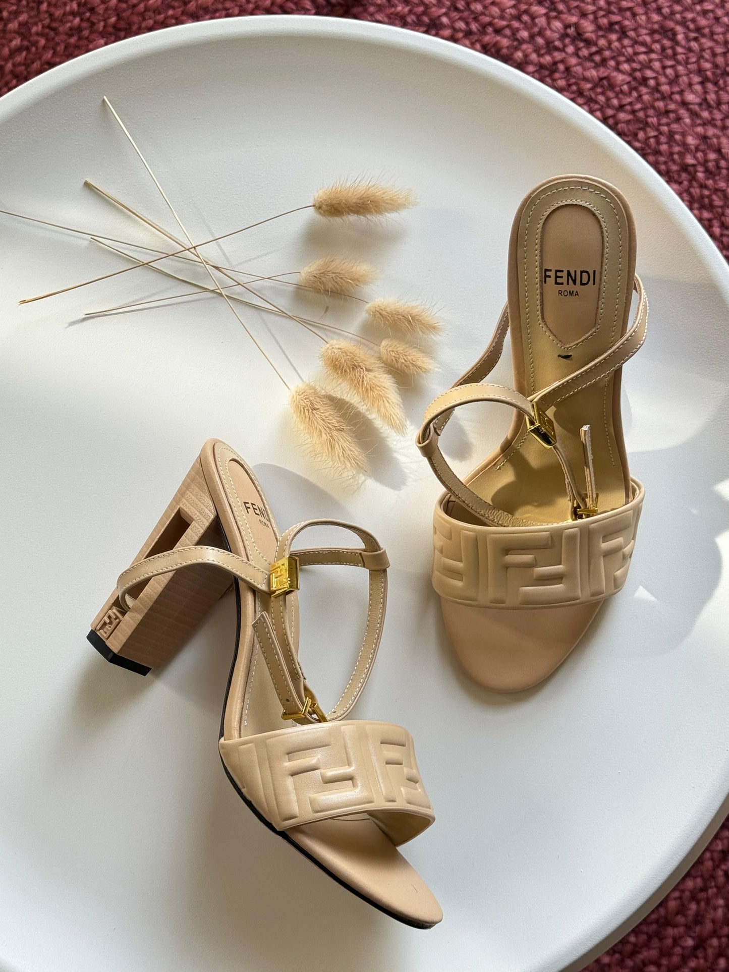 FENDI Delfina round-toe sandals