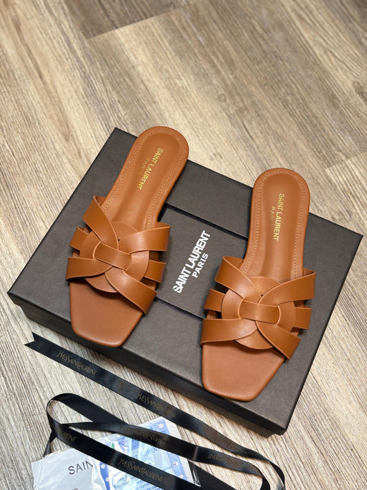 Saint Laurent Tribute Mat Sandals