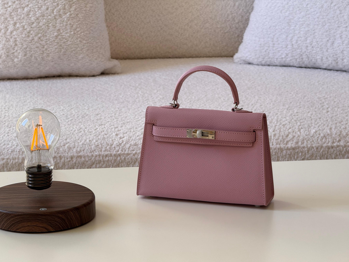 Hermes Mini Kelly Leather Bag