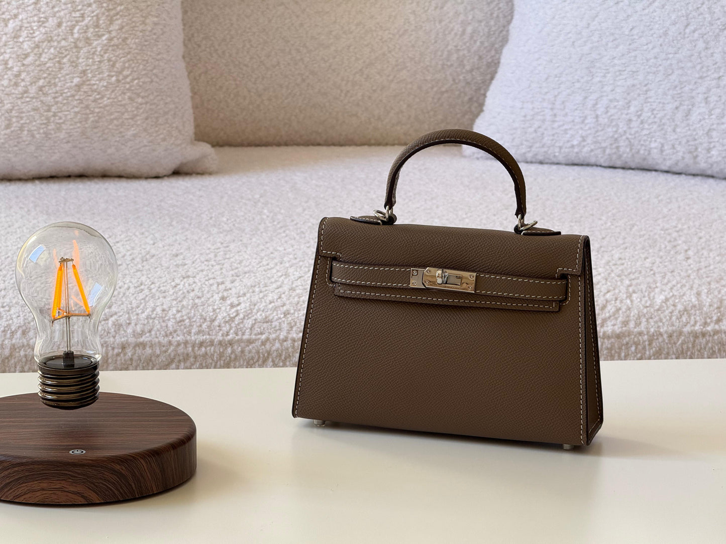 Hermes Mini Kelly Leather Bag